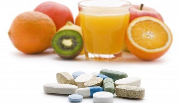 natürliche und tablettierte Vitamine für die Potenz